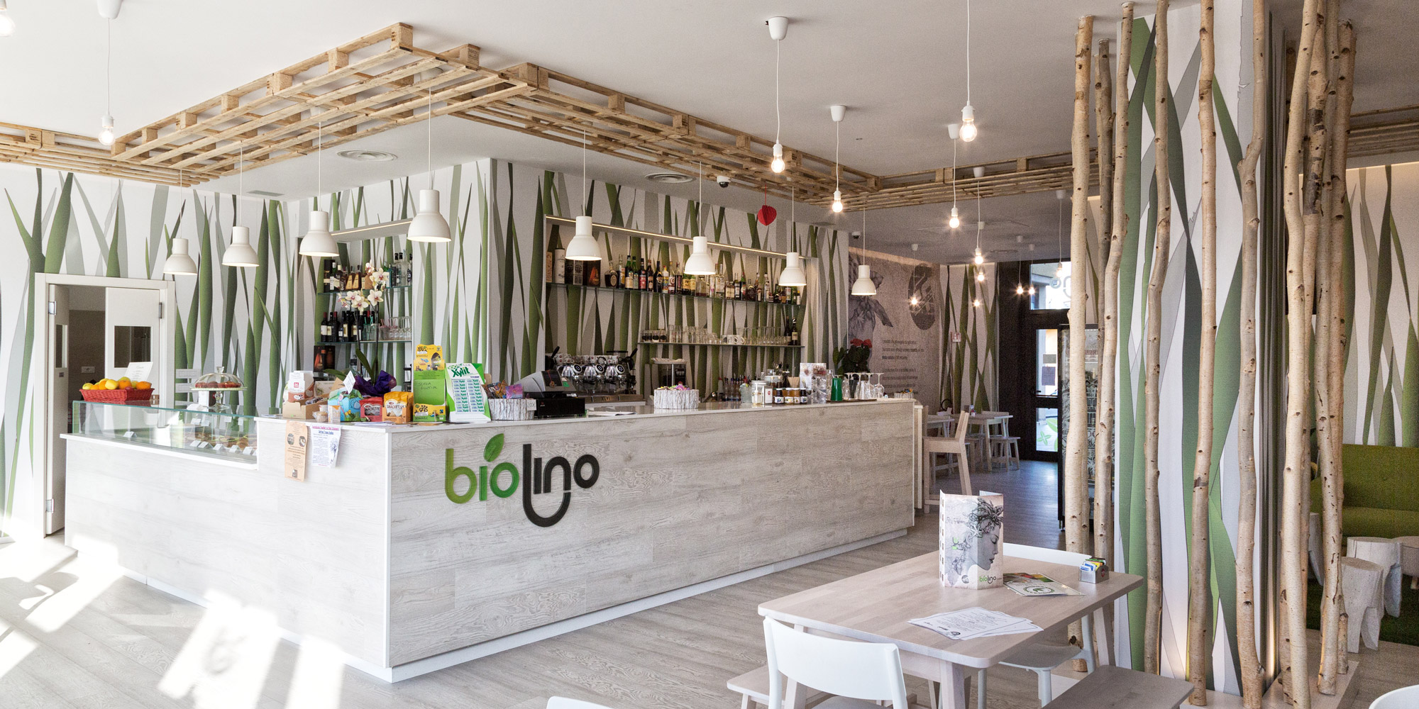 Bio Lino Caffè in Aulla - Interior Design - Branding - Marco Bonfigli Architect