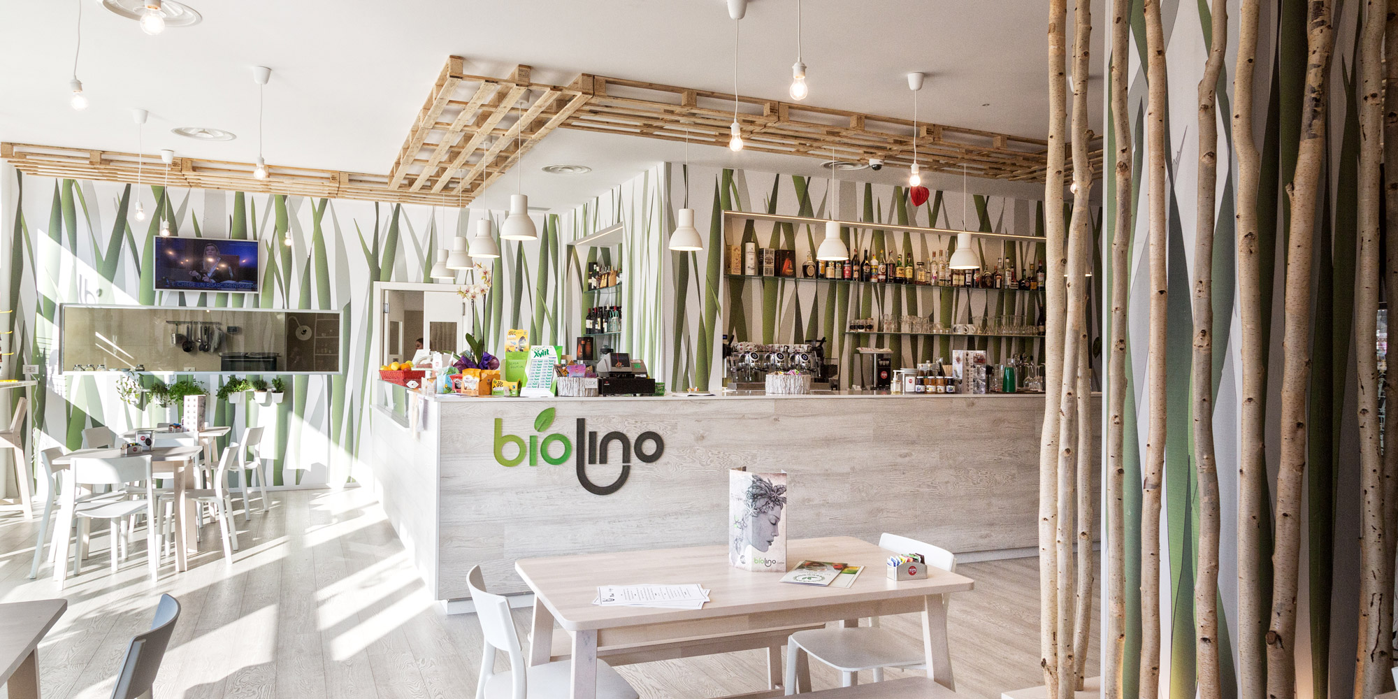 Bio Lino Caffè in Aulla - Interior Design - Branding - Marco Bonfigli Architect