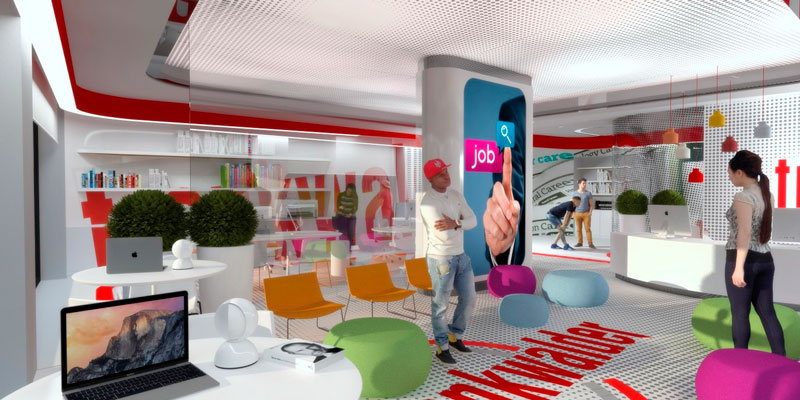 Ufficio società lavoro interinale a Verona - Interior Design - Marco Bonfigli Architetto